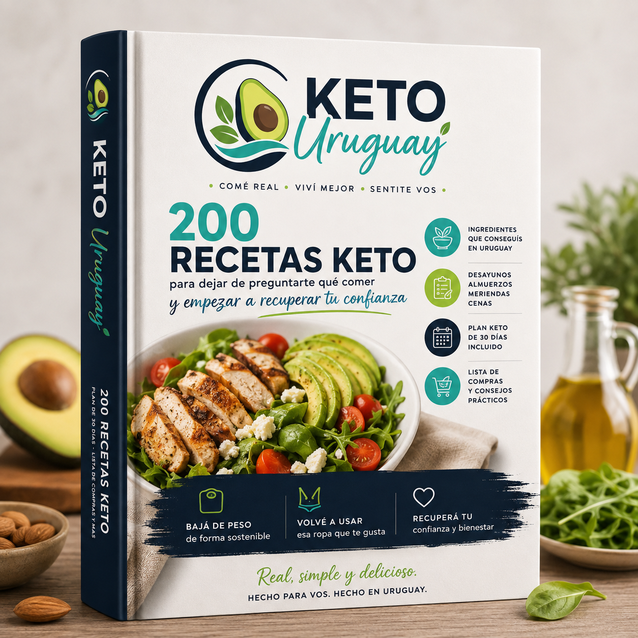 Keto Uruguay - 200 Recetas + bonus